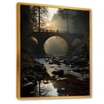 thumbnail image 2 of Designart "Bridges Minimalism Scenery III" Bridges Floater Framed Canvas Prints, 2 of 5