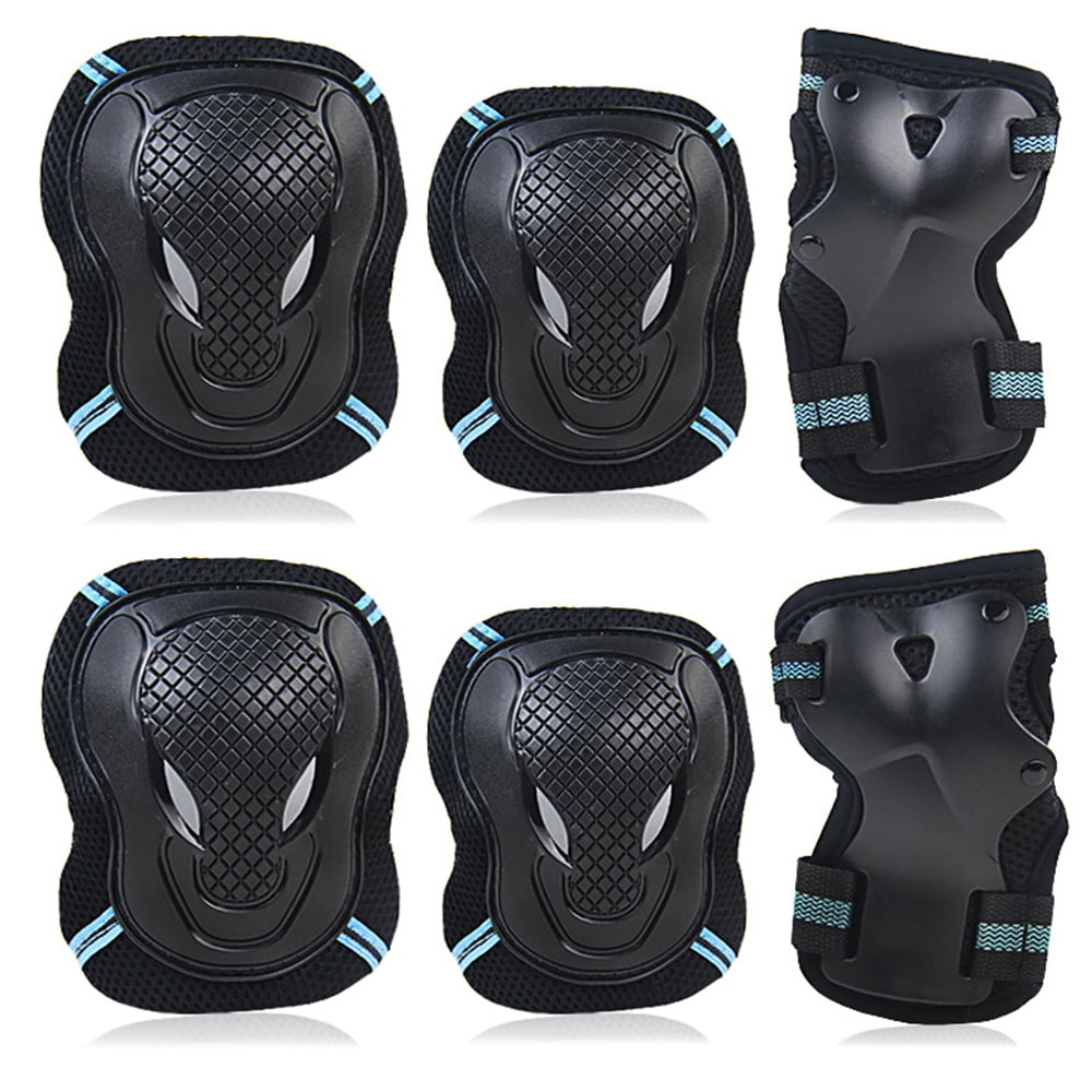 ALLOMN Skating Protective Gear Knee Pads Elbow Pads Wrist Pads Set For Roller Skating Cycling ALLOMN Skating Protective Gear Knee Pads Elbow Pads Wrist Pads Set For Roller Skating Cycling