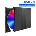 thumbnail image 2 of External CD DVD Player Optical Drive Slim DVD Recorder High Speed External Optical Drive for Laptop, 2 of 6