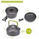 thumbnail image 1 of Picnic Camping Cookware Ultra-Light Portable Outdoor Water Kettle Pan Pot Travel Aluminum Cooking Kits Utensils Hiking Picnic, 1 of 5