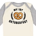 thumbnail image 4 of Inktastic My 1st Oktoberfest with Pretzel and Laurels Boys or Girls Long Sleeve Baby Bodysuit, 4 of 5
