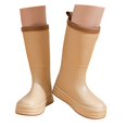thumbnail image 3 of XIMIN Women's Mid-Calf Lightweight Rain Boots for Outdoor Garden Waterproof Comfort Anti-Slip Short Rainboots Soft Cushioned Heeled Rain Shoes, 3 of 7