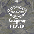 thumbnail image 4 of Inktastic Handpicked for Earth by My Grammy in Heaven with Angel Wings Boys or Girls Baby Bodysuit, 4 of 5
