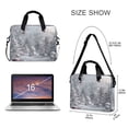 thumbnail image 3 of 16" Laptop Briefcase for Work Travel Laptop Shoulder Bag Carrying Handbag Laptop Case Snowy Winter Landscape, 3 of 8