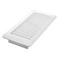 thumbnail image 3 of Imperial 4" x 10" White Louvered Polystyrene Floor Register, 1-pk, 3 of 6