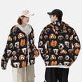 thumbnail image 4 of Saiise Different Breeds Of Dogs Pattern Sun Protection Hoodie for Men and Women, Lightweight Quick-Dry Windproof with Hood and Zip-X-Large, 4 of 7
