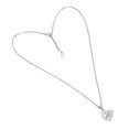 thumbnail image 4 of Collar de doble corazón Collar de corazón de plata Collar con colgante romántico elegante para mujer para ir al trabajo Fiesta de viaje, 4 of 10