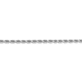 thumbnail image 3 of 14K White Gold 3.1mm Diamond Cut Rope Chain 24 IN, 3 of 6