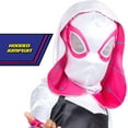 thumbnail image 4 of MARVEL'S SPIDER-GWEN YOUTH COSTUME - Combinaison à capuche avec masque en tissu, 4 of 4