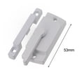thumbnail image 6 of Zinc Alloy Sliding Casement Sash Vertical Slider Fitch Catch Lock White, 6 of 7