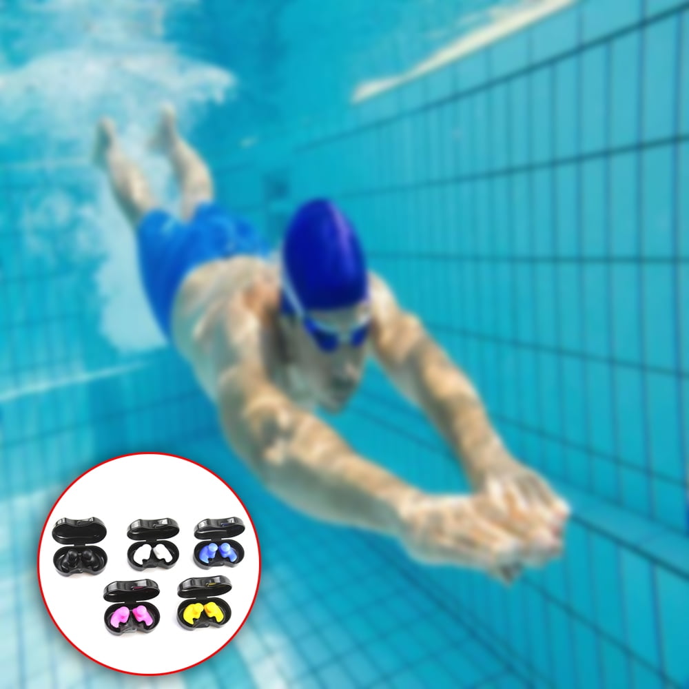 Soft Silicone Anti Noise Foam Ear Plugs For Swim Sleep Work With Box Reusable 