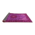 thumbnail image 2 of Ahgly Company Indoor Square Medallion Pink Traditional Area Rugs, 7' Square, 2 of 4