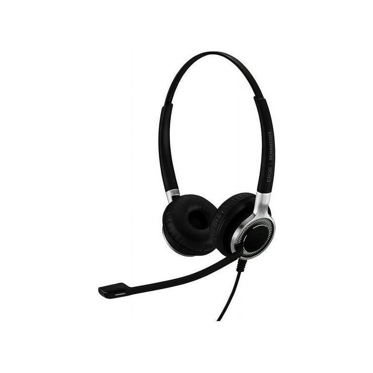 Sennheiser SC 660 ANC USB 508311 Double Sided Binaural Business Headset for Skype for Business with HD Sound Active Noise Cancellation Microphone USB Connector Black Walmart