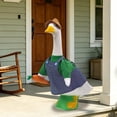 thumbnail image 6 of Farm Denim Overalls Outfit for 23 Inch Lawn Goose, Rustic Cowboy Style Clothes for Garden Statue, Country Themed Decor for Porch and Patio, 6 of 9