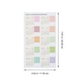thumbnail image 3 of Weiweiguan 14Pcs Calendar Stickers Index Labels Stickers Diary Hand Account Classify Labels, 3 of 7