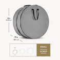 thumbnail image 4 of Double Premium Christmas Wreath Storage Bag 24”, With Compartment Organizers For Christmas Garlands & Durable Handles, Protect Artificial Wreaths - Holiday Xmas Bag Made of Tear Proof 600D Oxford, 4 of 7