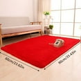 thumbnail image 4 of Aonity Red Carpet 80*160Cm， Soft Fluffy Area Rug Modern Shaggy Rugs for Bedroom Kids Room Nursery Floor Carpets, 4 of 6