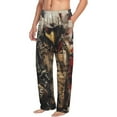 thumbnail image 6 of Susaid Bald Eagle Soldier Print Mens Pajama Pants Set Sleep & Lounge Pants, PJ Bottoms with Pockets and Button Fly-X-Large, 6 of 6