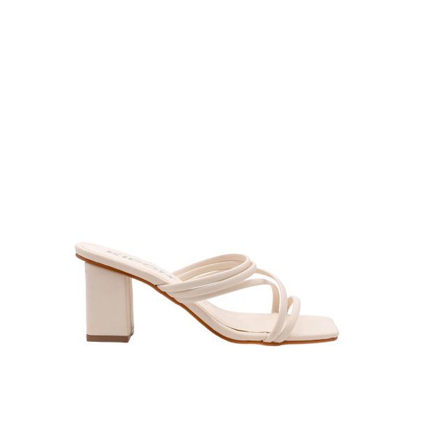 Zapatillas Mujer Kipon Tacon Vestir Moda beige 25