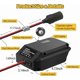 thumbnail image 2 of Convertidor reductor 18V/20V a 12V para batería Milwaukee, Makita, Dewalt, Bosch y Einhell; adaptador de batería y encendedor de cigarrillos para electrodomésticos del auto y refrigerador del coche, 2 of 9