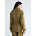 thumbnail image 4 of Scoop Women's and Women's Plus Cinched Waist Barn Jacket, Sizes XS-4X, 4 of 6