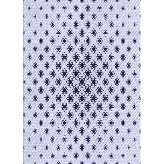 Ahgly Company Machine Washable Indoor Rectangle Transitional Lavender Blue Area Rugs, 8' x 10'