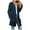 Navy, variant on Lightweight Cardigans for Women Fashion Oversized V-Neck Long Sleeve Ribbing Sweater Coats Casual Loose Fit Solid Color Dressy Work Fall Outwear Pink XL