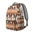 thumbnail image 2 of Trendy Boho Chic Backpack - Vintage Inspired Tribal Print, 17" Laptop Sleeve, Large Capacity Daypack for Women & Men, Perfect for School, Work & Weekend Adventures, 2 of 6