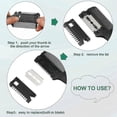thumbnail image 4 of Razor Comb Thinner Hair Comb Hairdressing Razor Comb Hair Cutting Razor Comb Double Sided Hairdressing Razor Comb Tool For Hair Cutting And Styling, 4 of 5