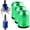 3pcs Green, variant on Magnetic Screwdriver Ring, Removable Magnetic Bit Holder for Hex Screwdrivers and Drill Bits, Strong Magnet Screw Holder Ring for Precision DIY Woodworking and Toolbox