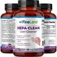 thumbnail image 5 of Fineland Vitamins HEPA-CLEAN Liver Cleanse Digestive Enzymes 60 Count 60 Veggie Caps, 5 of 5
