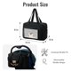 thumbnail image 4 of Bolso Tote GOBABYMART Pequeño con Osos Negros Aislado, 4 of 8