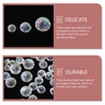 thumbnail image 7 of Weis 60Pcs Glass Beads Crafts Crystal Beads Jewelry Beads for DIY Necklace Bracelet Earring, 7 of 7