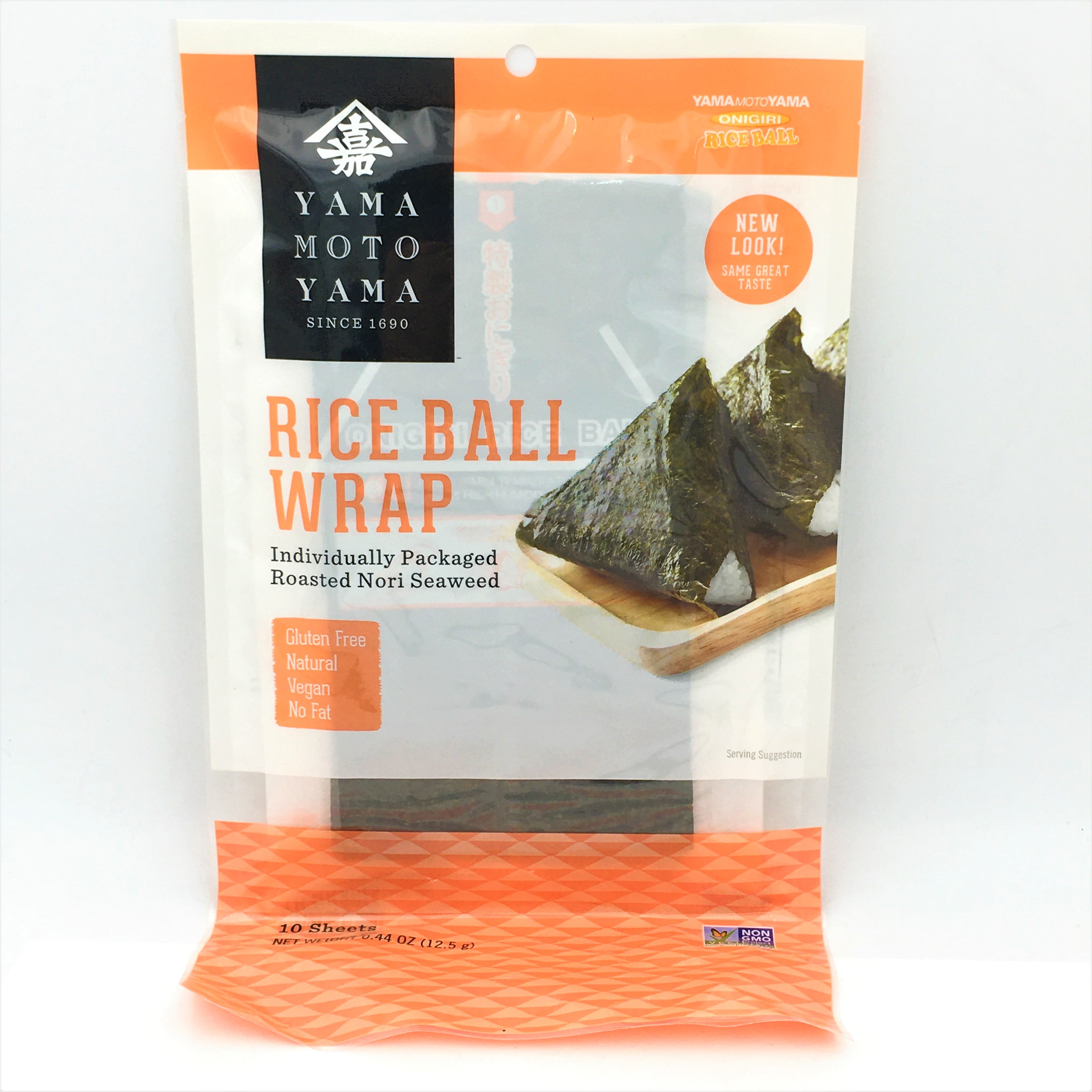 GlutenFree Yamamotoyama Rice Ball Onigiri Wrap Nori 12.5g/0.44oz