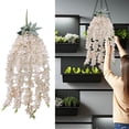 thumbnail image 5 of Clearance Under $5 Boovnll Hanging Flowers, Artificial Hanging Plants, Lifelike Flowers, No Fade, UV Resistant, Artificial Flowers for Indoor/ Outdoor Wedding, Party, DIY Tables Decor, Fake Flowers, 5 of 7