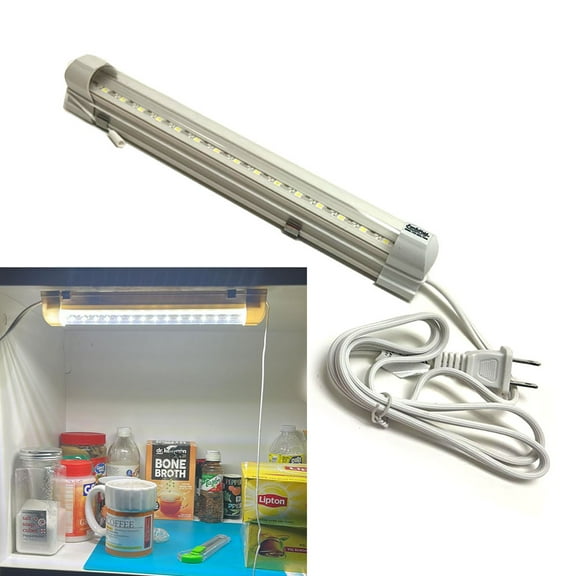 1 Pc LED Utility Shop Light Bulb 30W 12"L Hanging Fixture Wall Plug-In Lighting