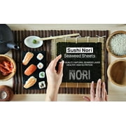 Kimnori Organic Sushi Nori, 100 Full Sheets for Gimbap & Sushi, 260g (9.17 oz)