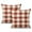 Red Buffalo Plaid-1, variant on Merry Christmas Winter Snowflake Throw Pillows Cover Modern Throw Pillow Case 2 Pieces Vintage Throw Cushion Case for Couch Sofa Bed Farmhouse
