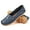 Z-DarkBlue, variant on Ablanczoom Womens Loafers Comfort Flats Shoes Slip-on Casual Woman Shoe No-Slip Genuine Leather Walking Sneakers