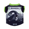 thumbnail image 1 of Seattle Seahawks Pet Performance Tee Shirt Size L, 1 of 1