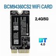 thumbnail image 4 of BCM94360CS2 Dual Band Wifi Card + NGFF M.2 Key A/E Adapter Card WIFI BT 4.0 802.11Ac Card for 11Inch, 4 of 5