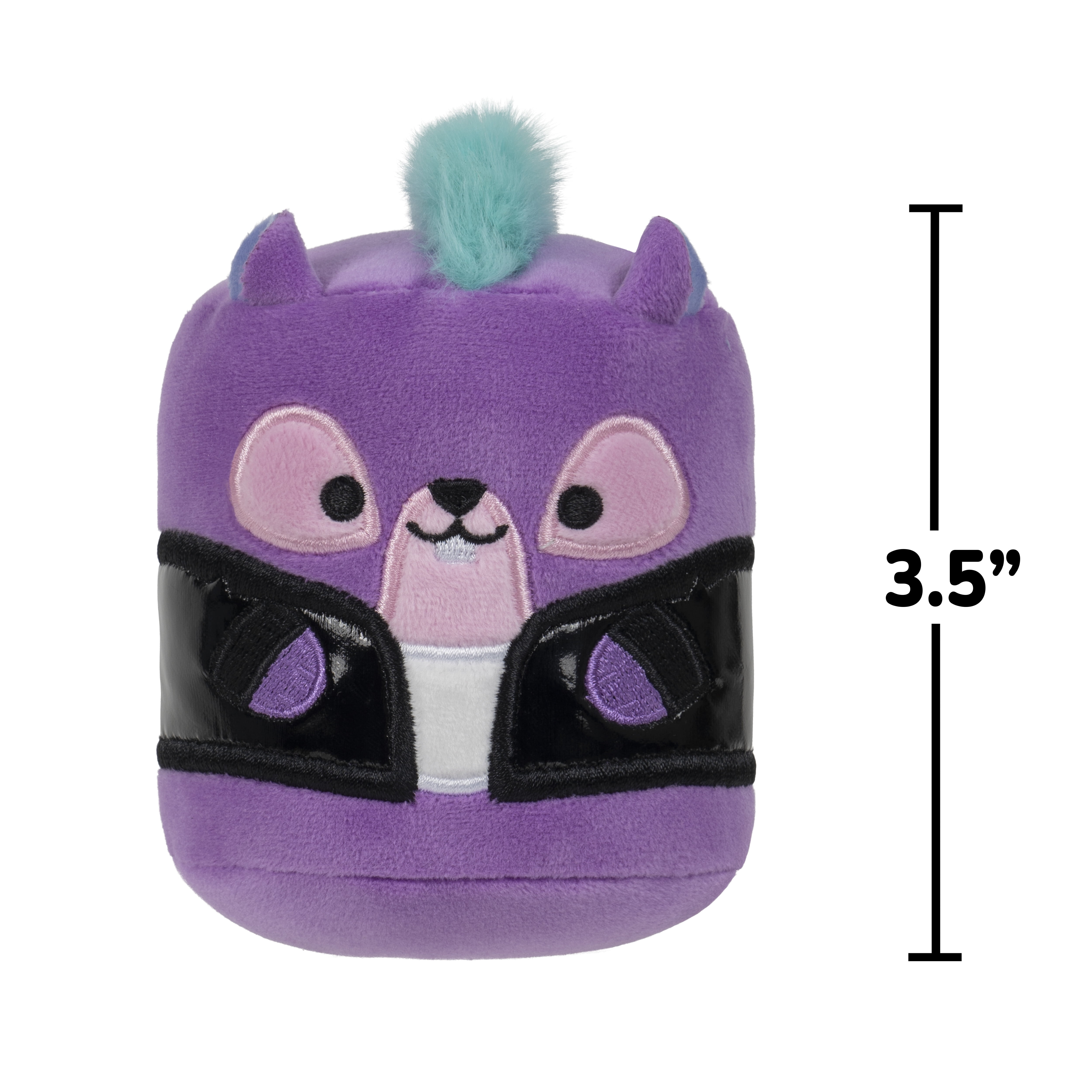 3.5 inch Jean Squirrel + Brigitte Stick Chew Mees by Original Squishmallows Plush Pet Toy 2-Pack
