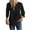 Black, variant on Hanen Long Sleeve Womens Tops Casual Ladies' Casual 3/4 Sleeve V-neck Top Embroidered Chiffon Shirt Athletic Sweatshirts for Women