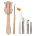 thumbnail image 2 of Outils de Tricotage à Perles Réglables, Fourchette à Tricoter, Manche et 9 Grandes Fourchettes à Il, 2 of 3