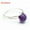 Amethyst, variant on 1pc Adjustable Chakra Crystal Ring Gemstone Mini Round Beads Quartz Jewerly Gift
