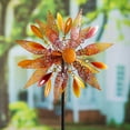 thumbnail image 3 of Wind Spinner, Fligree Leaves, 3 of 7