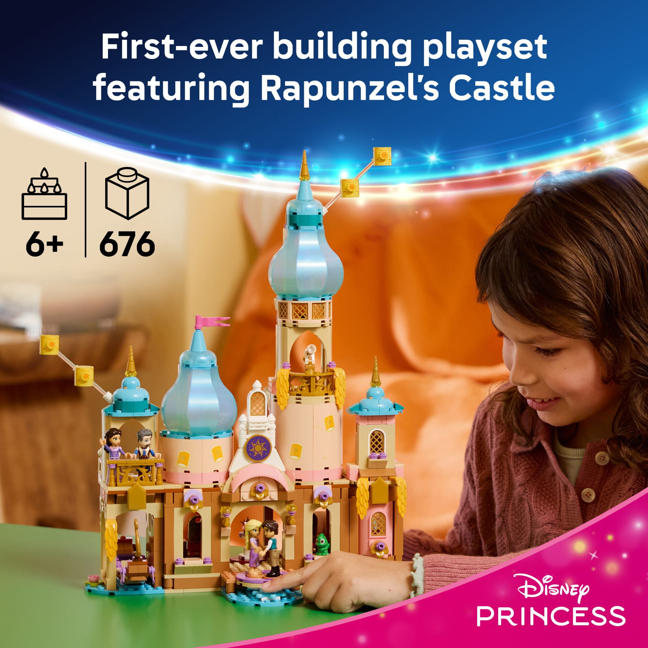 LEGO Disney Princess Rapunzel's Castle - Building Toy for Girls