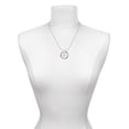 thumbnail image 3 of Delight Jewelry Stainless Steel Keep Him Safe Police Badge - Joy Ring Charm Necklace, 18", 3 of 4