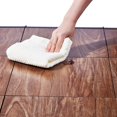 thumbnail image 2 of Interlocking Dance Floor Tiles 25 Pieces 12.4x12.4 Inch Portable Practice Flooring Cushioned Base Oak Wood Grain 25 Sq Ft per Box, 2 of 7