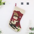 thumbnail image 2 of Yuarrent Bolsa de regalo de Navidad Calcetín de Navidad decorativo Colgante Festival Fiesta temática Año Nuevo Atmósferas Decoración Fotografía Kits de decoración para fiestas Muñeco de nieve Yuarrent HA070099-02, 2 of 6